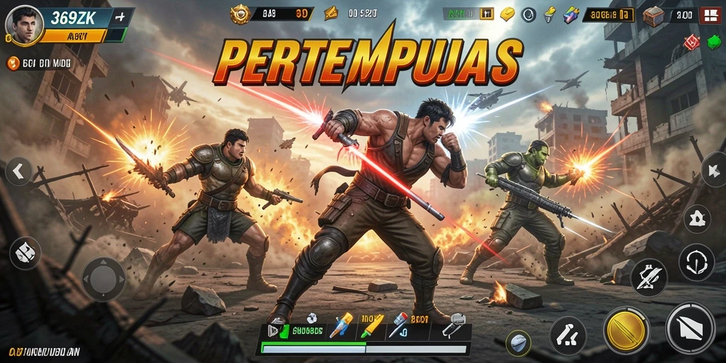 Tampilan epic dari pertempuran seru di 369ZK.