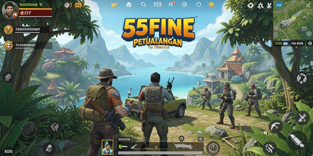 Tampilan menakjubkan gameplay Open World 55FIVE.