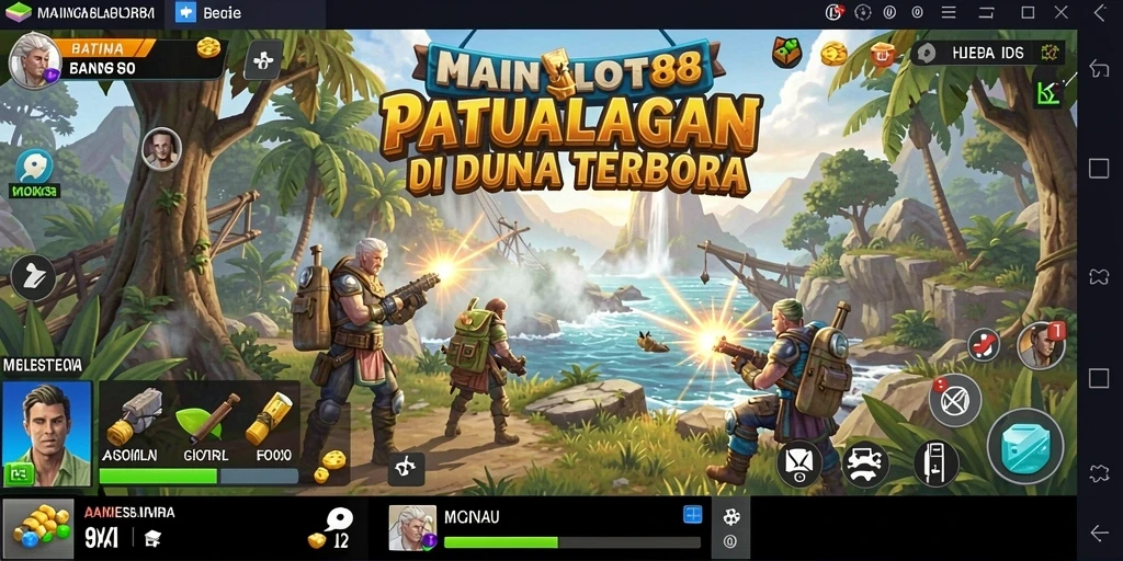 Tampilan gameplay Open World MAINSLOT88 yang menakjubkan dan penuh petualangan.