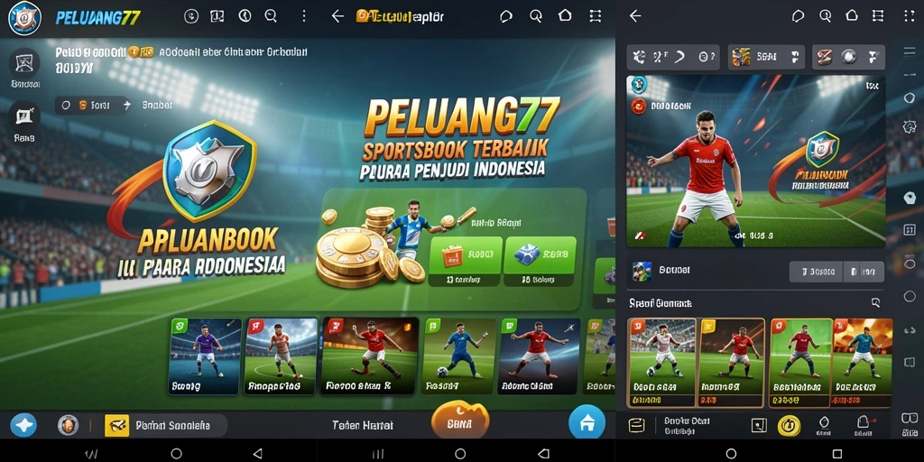 Tampilan gameplay Sportsbook yang mendebarkan di PELUANG77.
