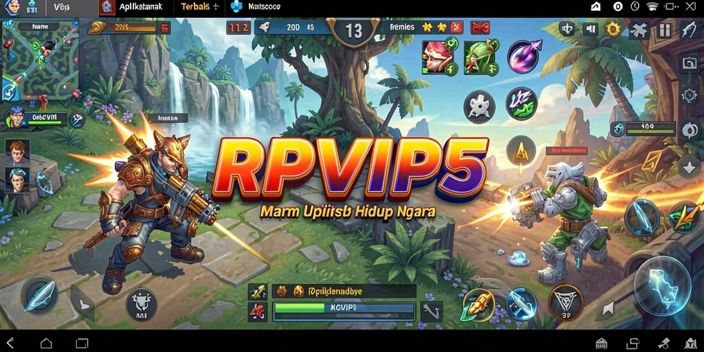 Screenshot RPVIP5 menunjukkan antarmuka yang intuitif dan fitur produktivitas.